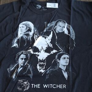 Black Graphic T-Shirt The Witcher
